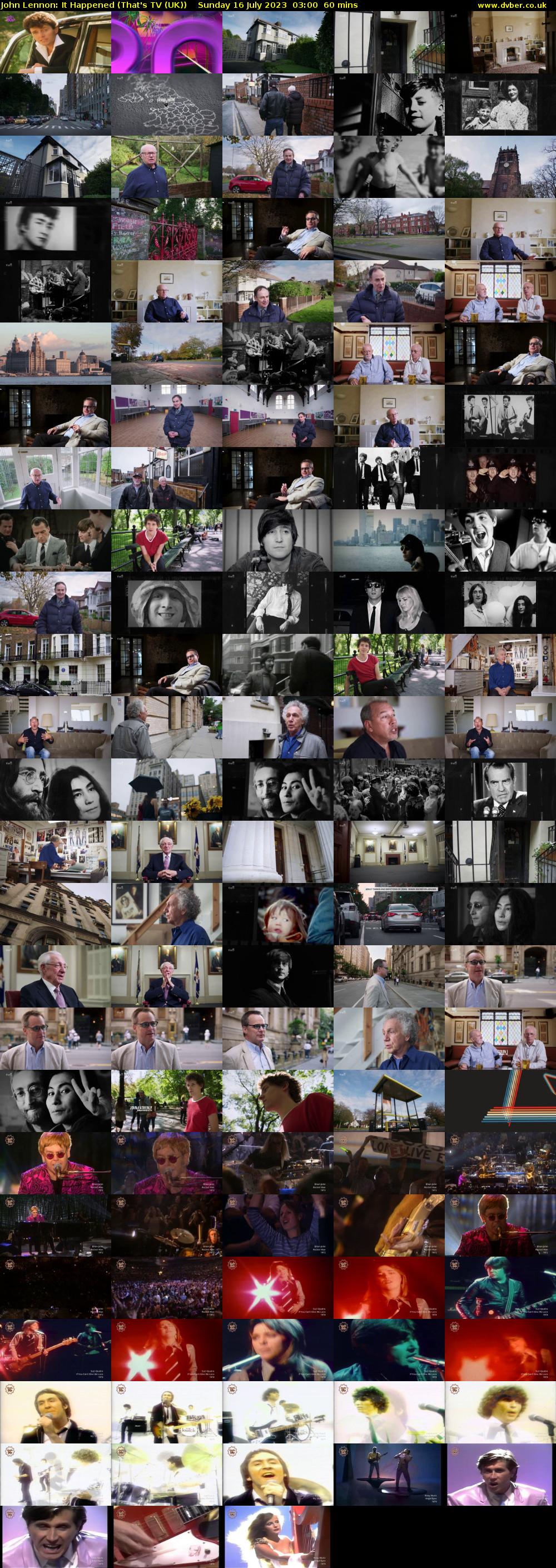 John Lennon: It Happened (That's TV (UK)) Sunday 16 July 2023 03:00 - 04:00