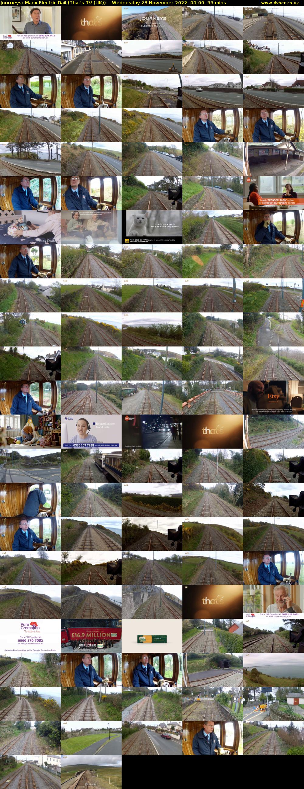 Journeys: Manx Electric Rail (That's TV (UK)) Wednesday 23 November 2022 09:00 - 09:55
