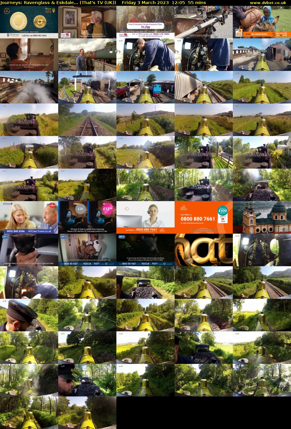 Journeys: Ravenglass & Eskdale... (That's TV (UK)) Friday 3 March 2023 12:05 - 13:00