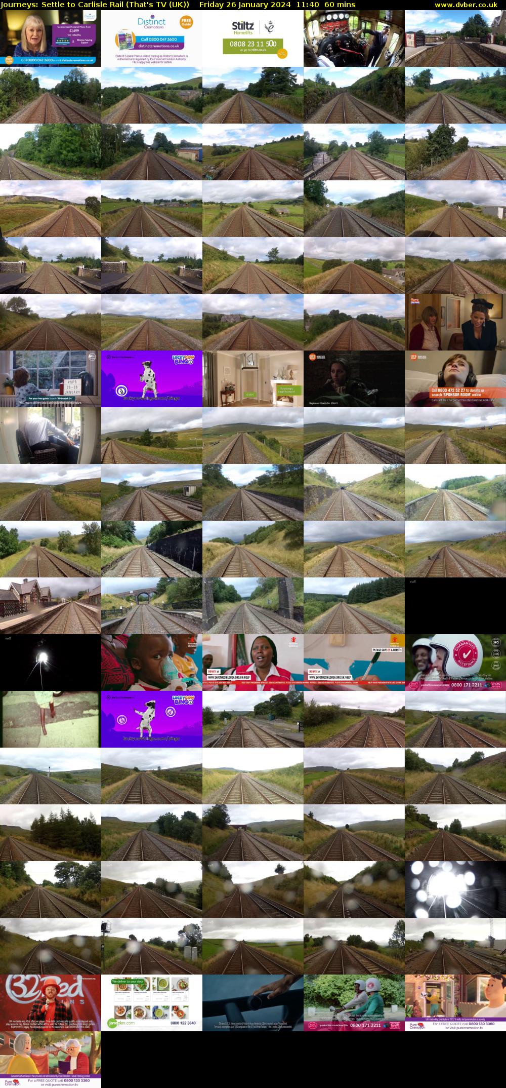 Journeys: Settle to Carlisle Rail (That's TV (UK)) Friday 26 January 2024 11:40 - 12:40