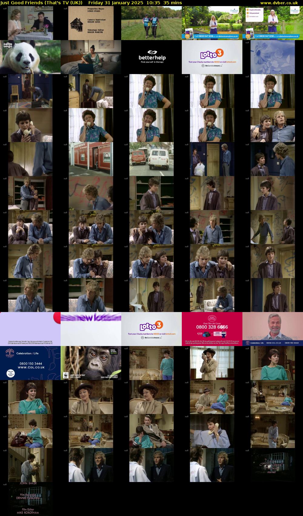 Just Good Friends (That's TV (UK)) Friday 31 January 2025 10:35 - 11:10