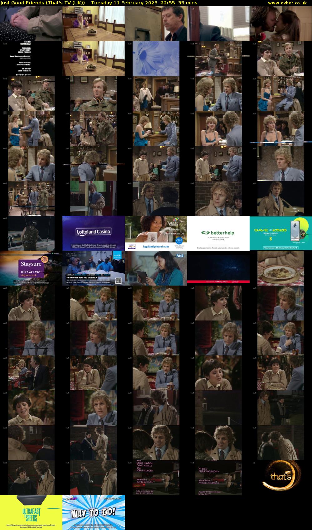 Just Good Friends (That's TV (UK)) Tuesday 11 February 2025 22:55 - 23:30