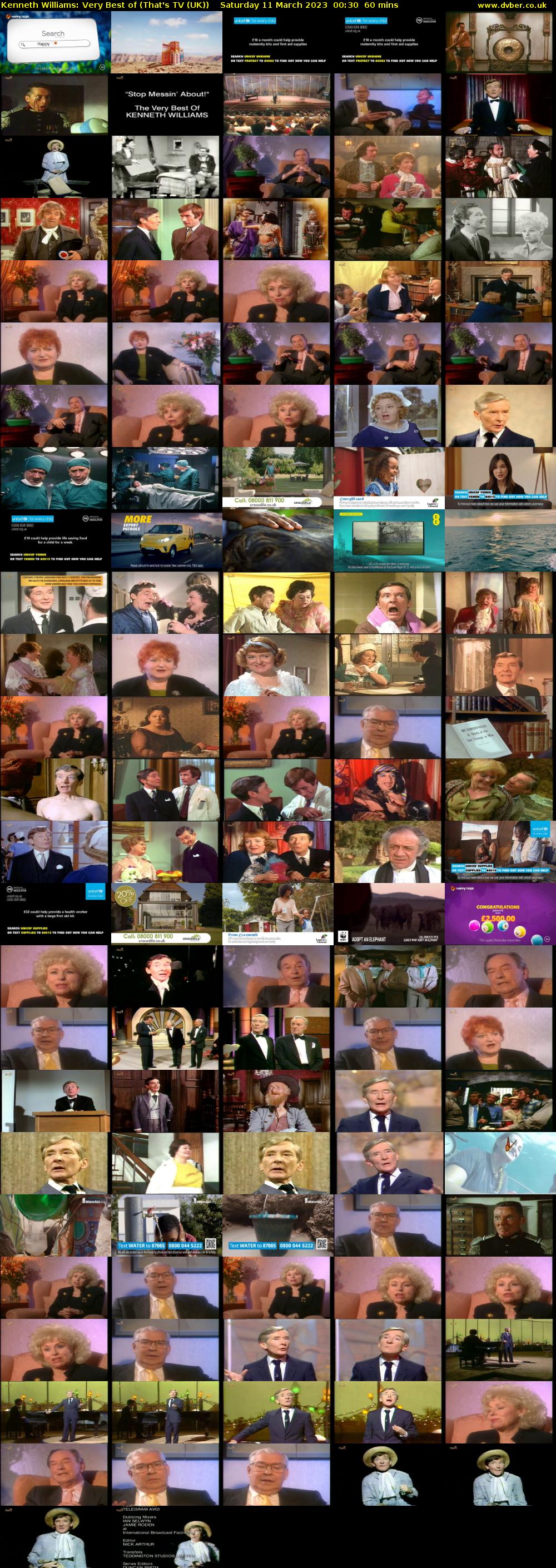 Kenneth Williams: Very Best of (That's TV (UK)) Saturday 11 March 2023 00:30 - 01:30
