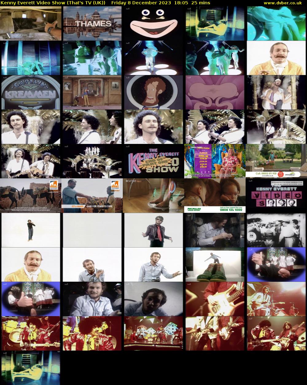 Kenny Everett Video Show (That's TV (UK)) Friday 8 December 2023 18:05 - 18:30