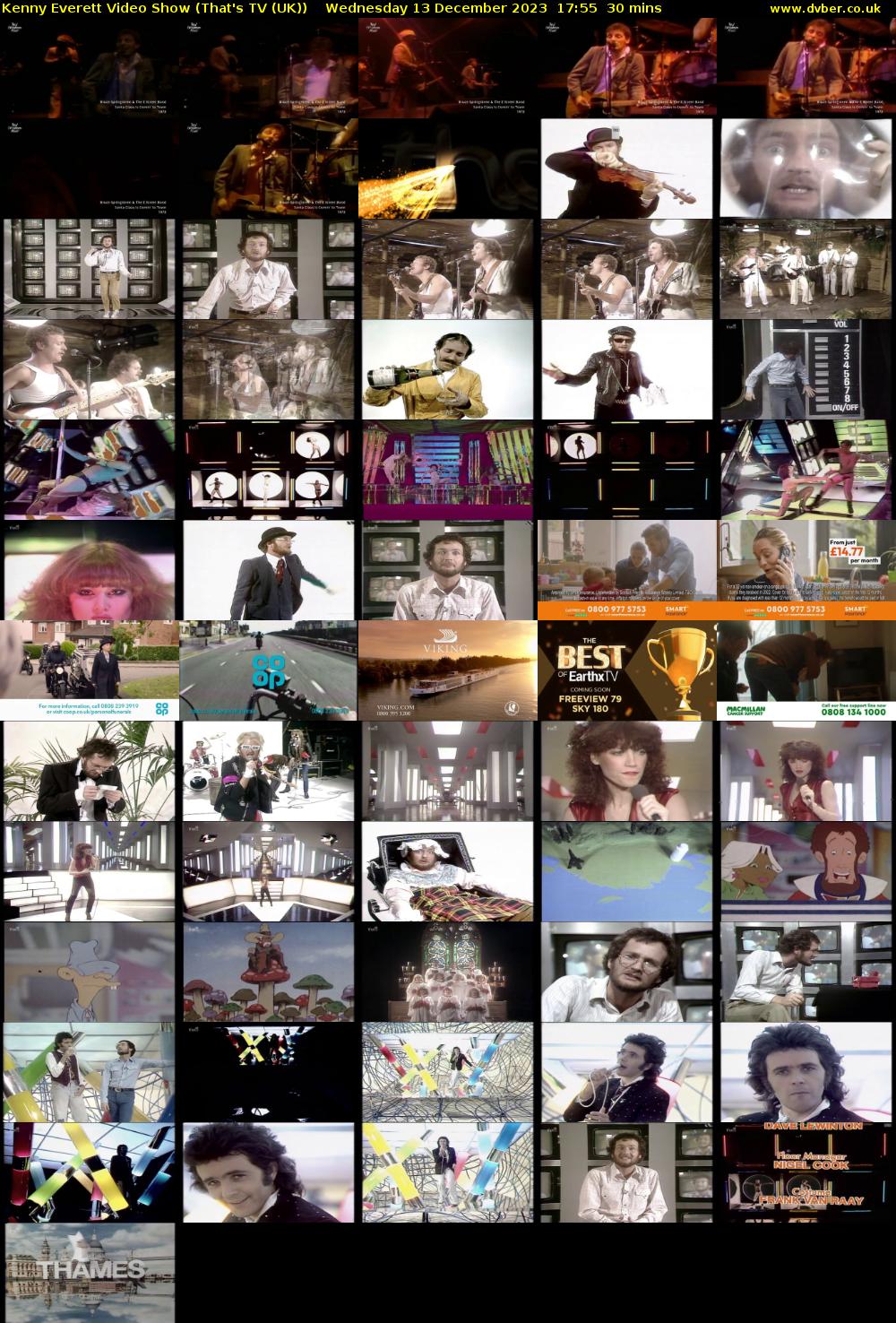 Kenny Everett Video Show (That's TV (UK)) Wednesday 13 December 2023 17:55 - 18:25
