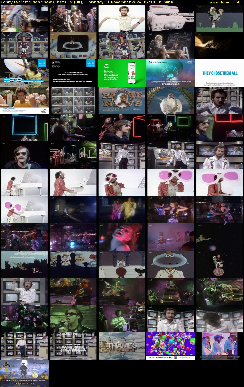 Kenny Everett Video Show (That's TV (UK)) Monday 11 November 2024 02:10 - 02:45