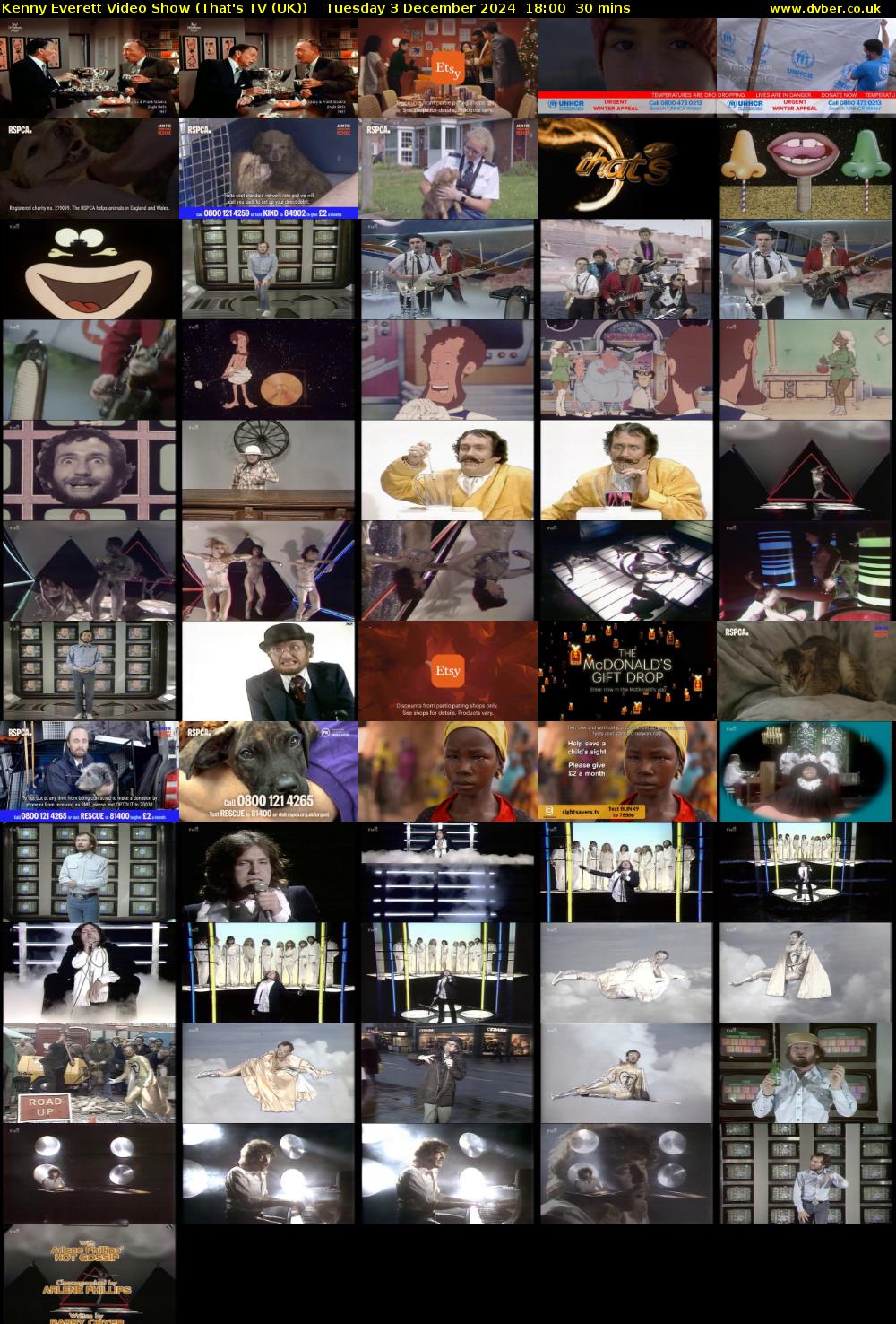 Kenny Everett Video Show (That's TV (UK)) Tuesday 3 December 2024 18:00 - 18:30