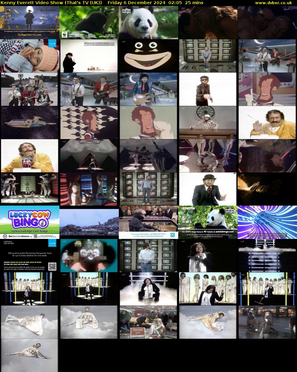 Kenny Everett Video Show (That's TV (UK)) Friday 6 December 2024 02:05 - 02:30