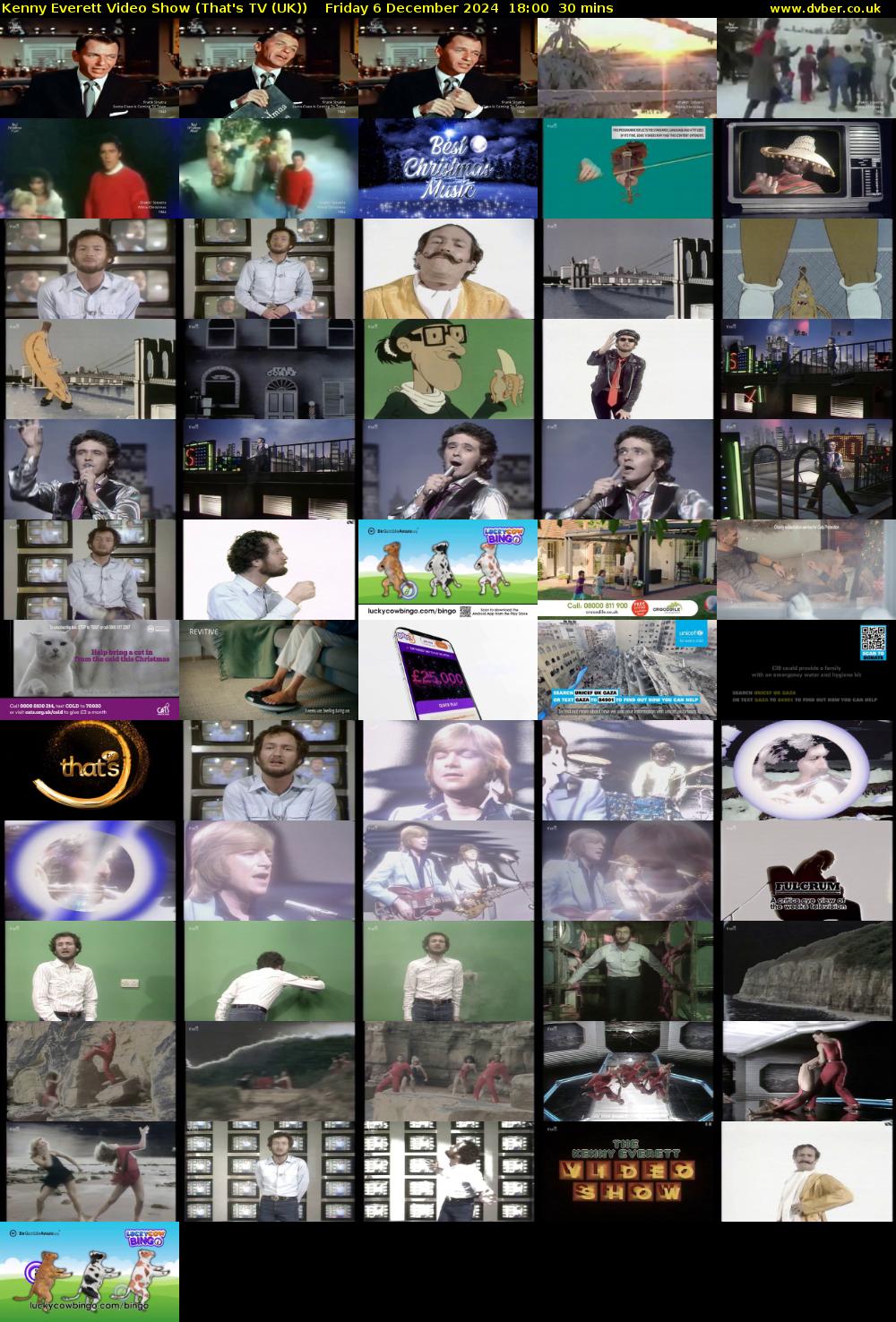 Kenny Everett Video Show (That's TV (UK)) Friday 6 December 2024 18:00 - 18:30