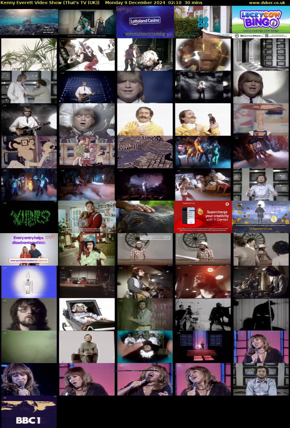 Kenny Everett Video Show (That's TV (UK)) Monday 9 December 2024 02:10 - 02:40