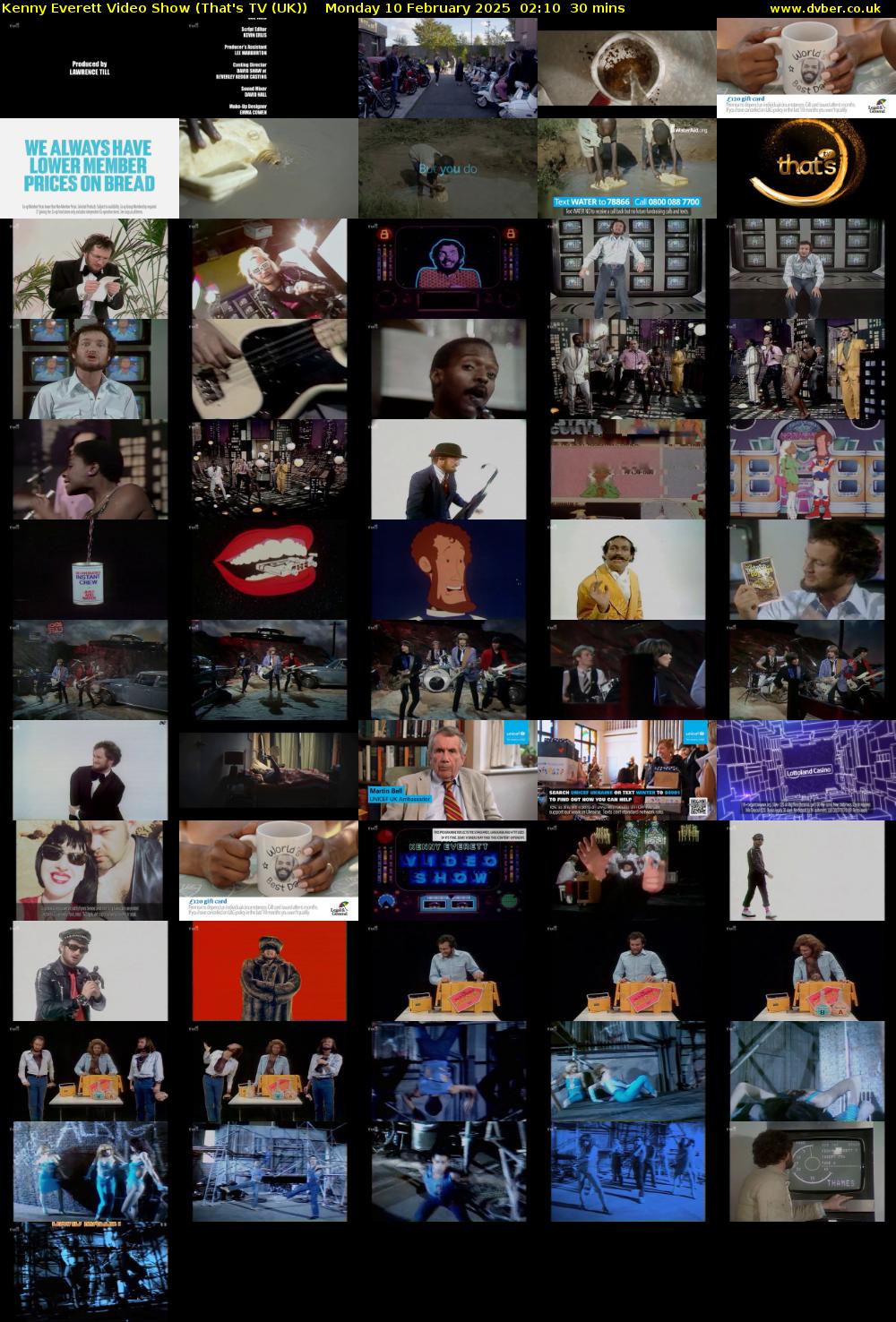 Kenny Everett Video Show (That's TV (UK)) Monday 10 February 2025 02:10 - 02:40
