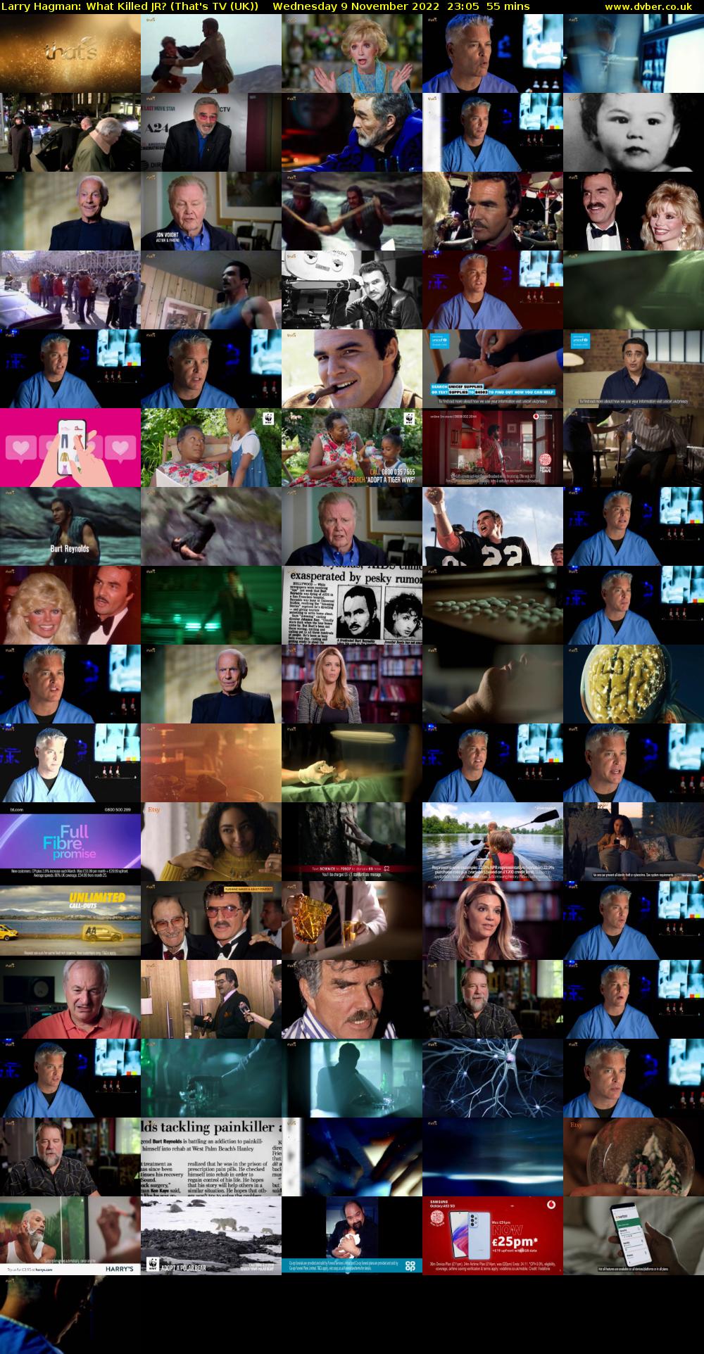 Larry Hagman: What Killed JR? (That's TV (UK)) Wednesday 9 November 2022 23:05 - 00:00