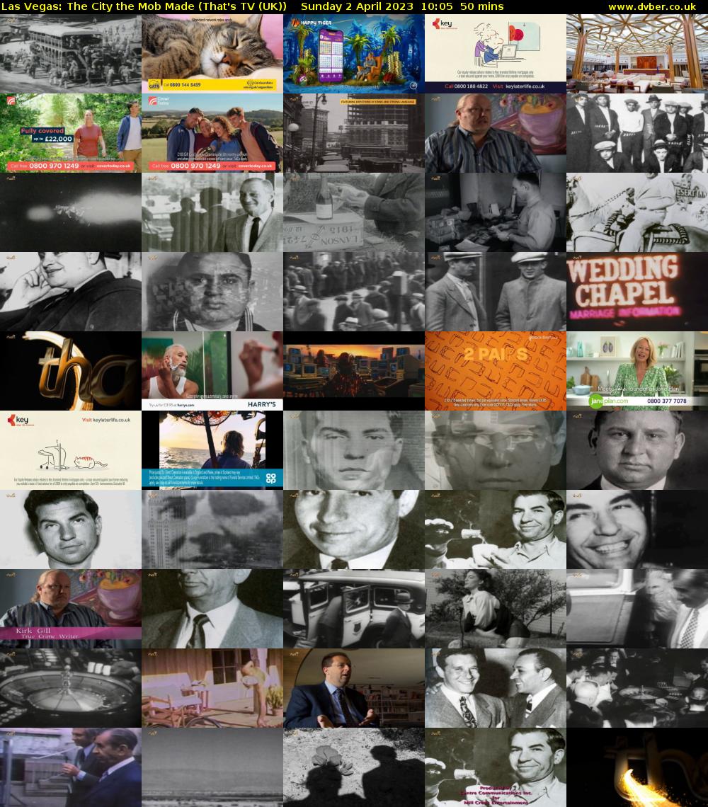 Las Vegas: The City the Mob Made (That's TV (UK)) Sunday 2 April 2023 10:05 - 10:55