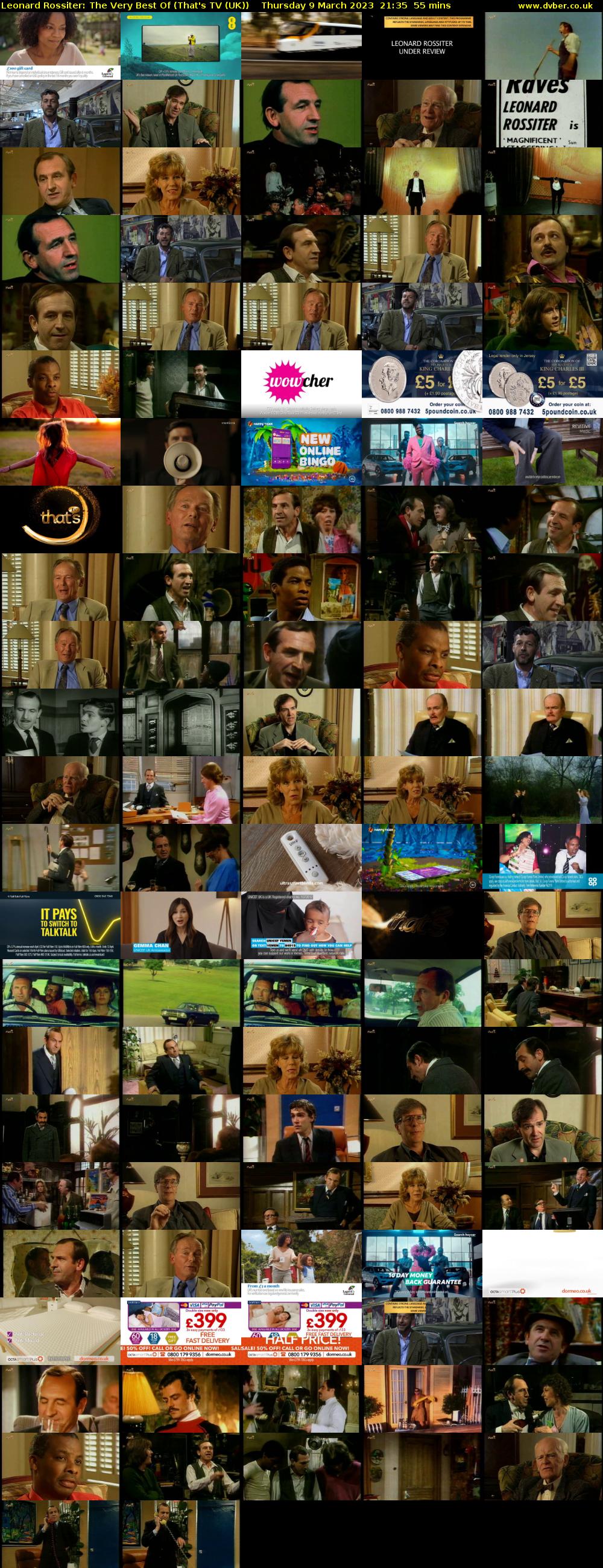 Leonard Rossiter: The Very Best Of (That's TV (UK)) Thursday 9 March 2023 21:35 - 22:30