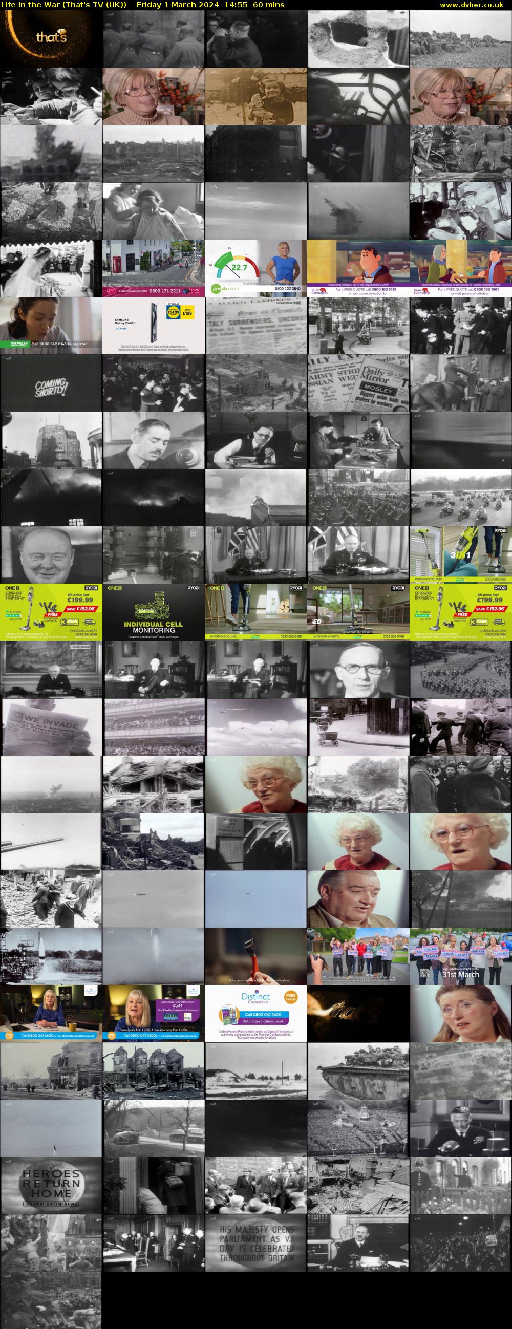 Life In the War (That's TV (UK)) Friday 1 March 2024 14:55 - 15:55