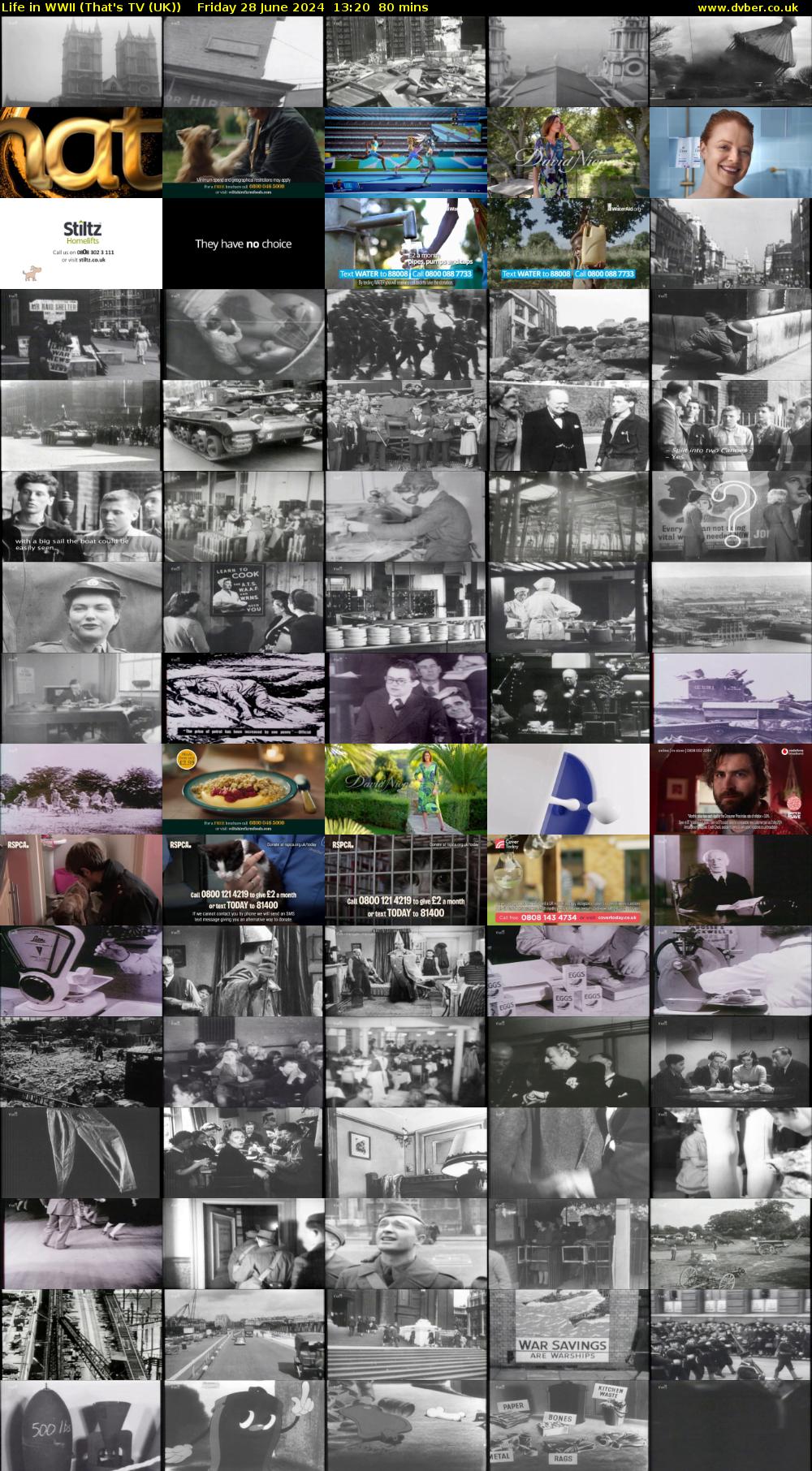 Life in WWII (That's TV (UK)) Friday 28 June 2024 13:20 - 14:40