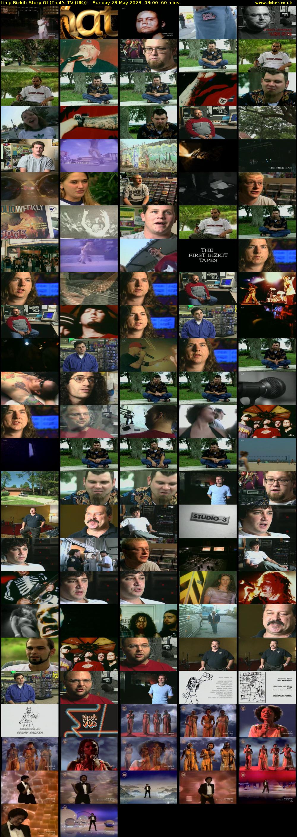 Limp Bizkit: Story Of (That's TV (UK)) Sunday 28 May 2023 03:00 - 04:00