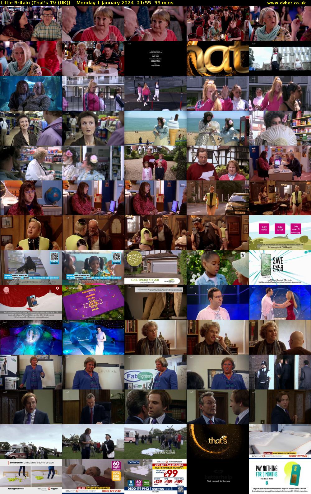 Little Britain (That's TV (UK)) Monday 1 January 2024 21:55 - 22:30