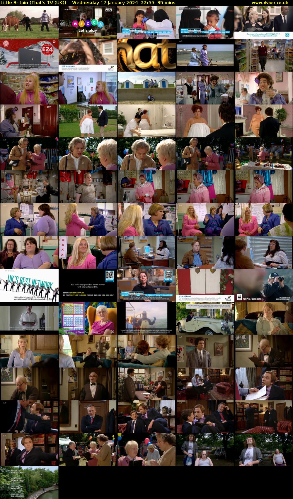 Little Britain (That's TV (UK)) Wednesday 17 January 2024 22:55 - 23:30