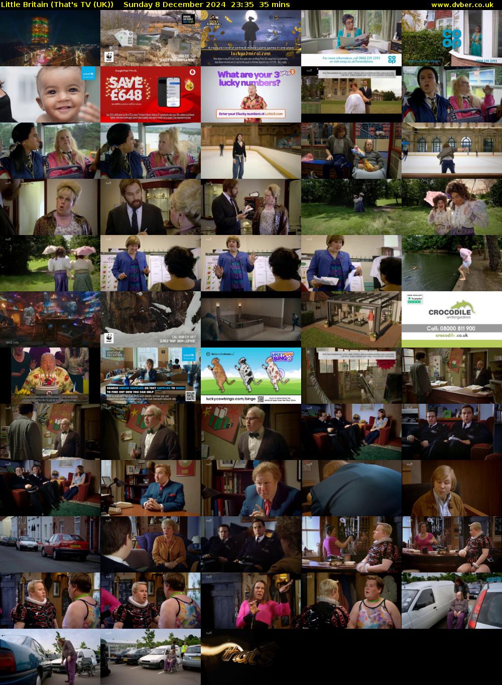 Little Britain (That's TV (UK)) Sunday 8 December 2024 23:35 - 00:10