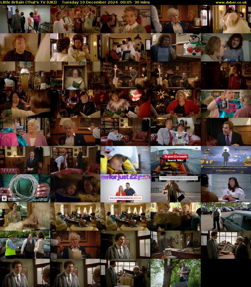 Little Britain (That's TV (UK)) Tuesday 10 December 2024 00:05 - 00:35