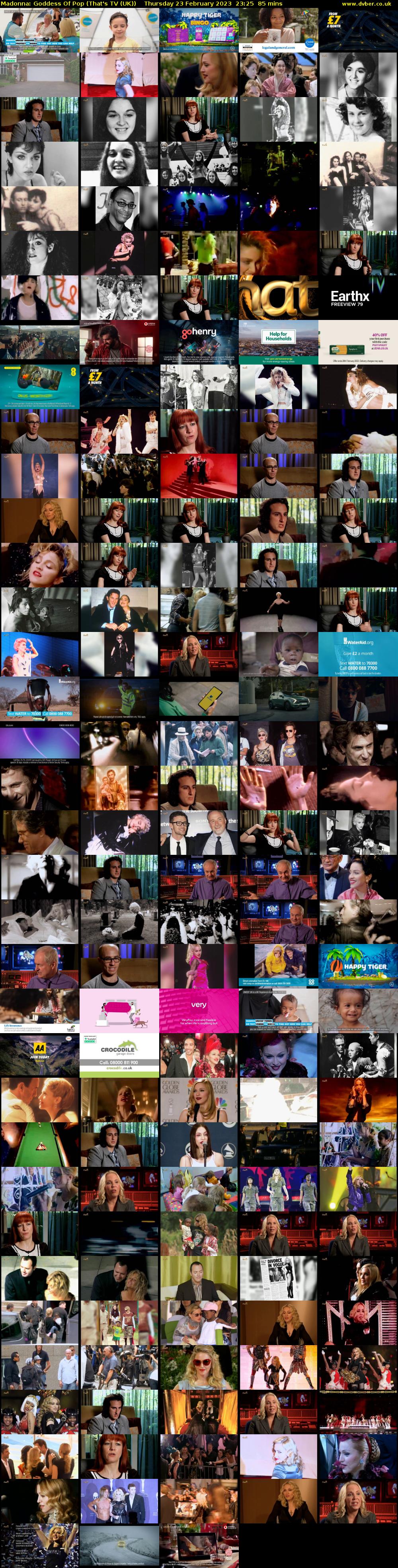 Madonna: Goddess Of Pop (That's TV (UK)) Thursday 23 February 2023 23:25 - 00:50