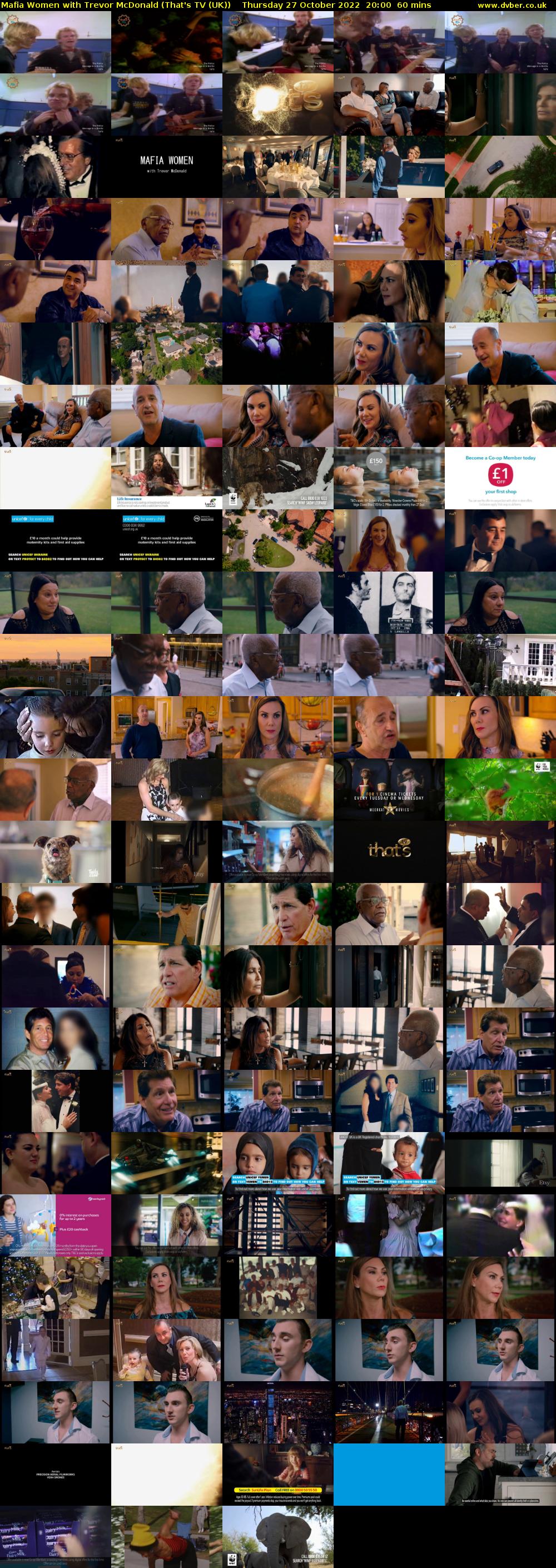 Mafia Women with Trevor McDonald (That's TV (UK)) Thursday 27 October 2022 20:00 - 21:00