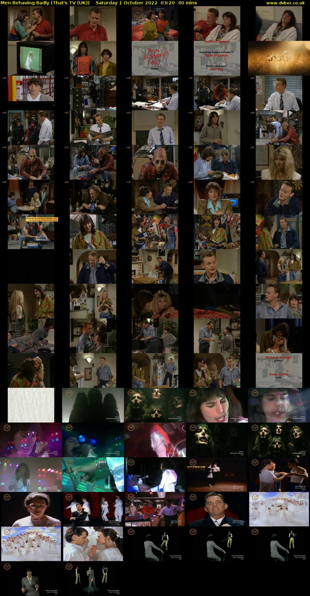 Men Behaving Badly (That's TV (UK)) Saturday 1 October 2022 03:20 - 04:00