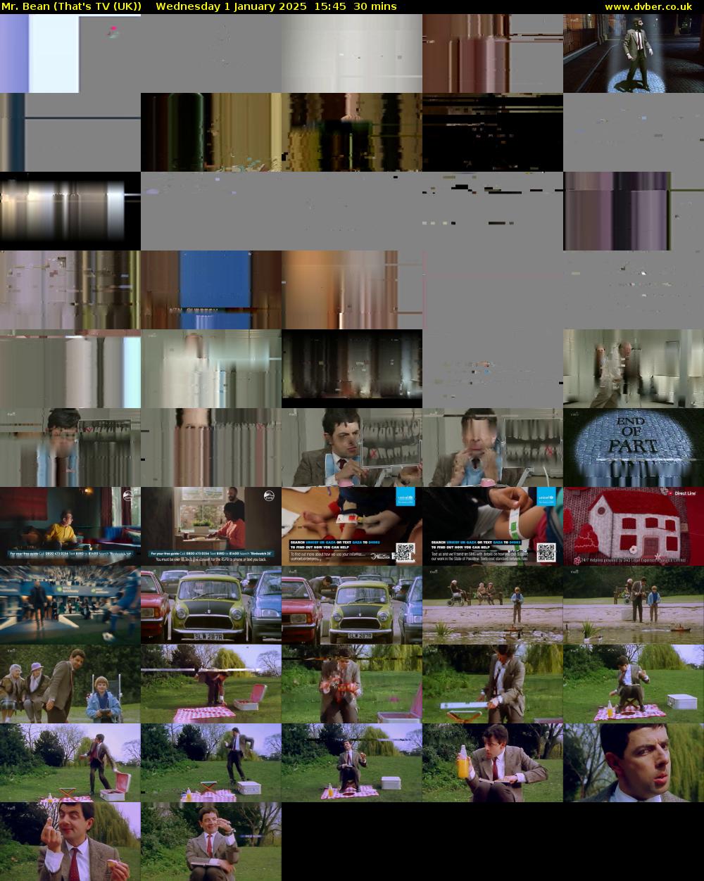 Mr. Bean (That's TV (UK)) Wednesday 1 January 2025 15:45 - 16:15