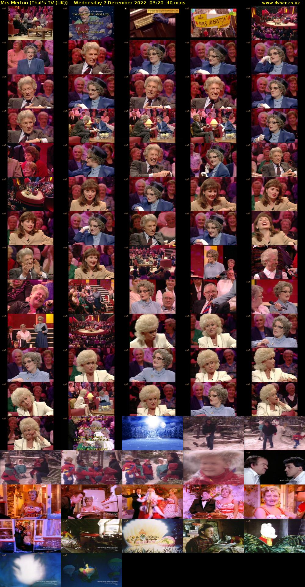 Mrs Merton (That's TV (UK)) Wednesday 7 December 2022 03:20 - 04:00