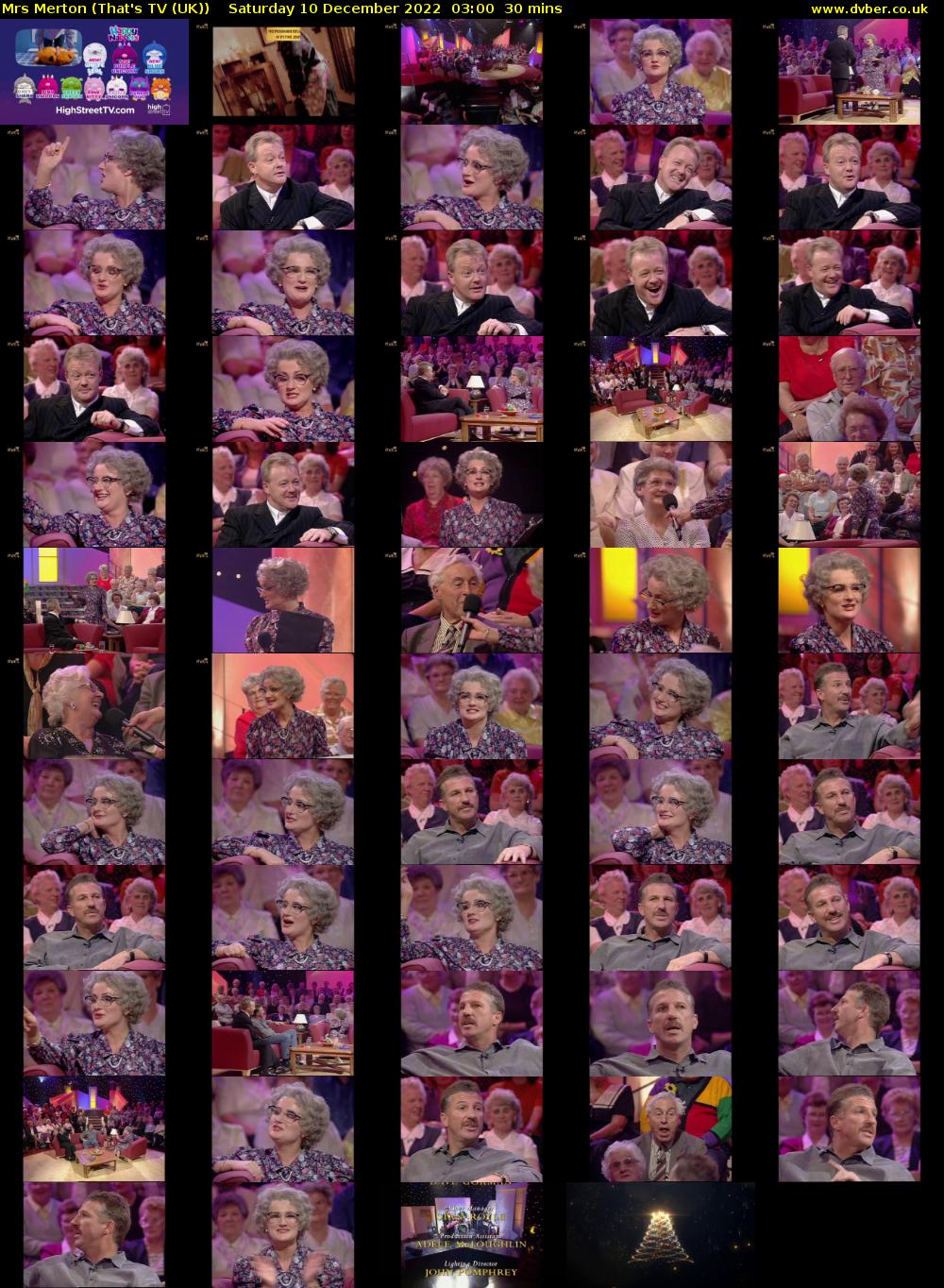 Mrs Merton (That's TV (UK)) Saturday 10 December 2022 03:00 - 03:30