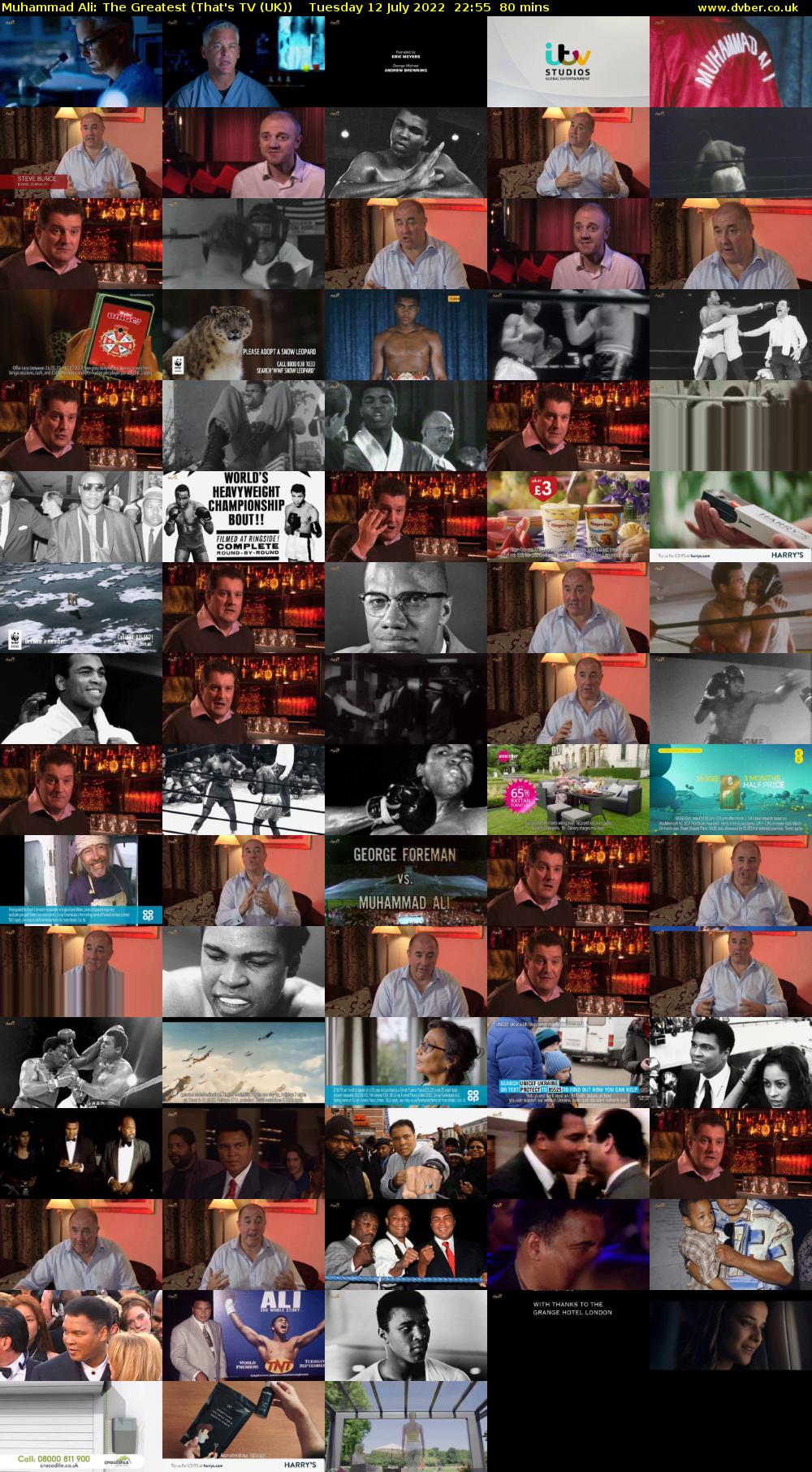 Muhammad Ali: The Greatest (That's TV (UK)) Tuesday 12 July 2022 22:55 - 00:15