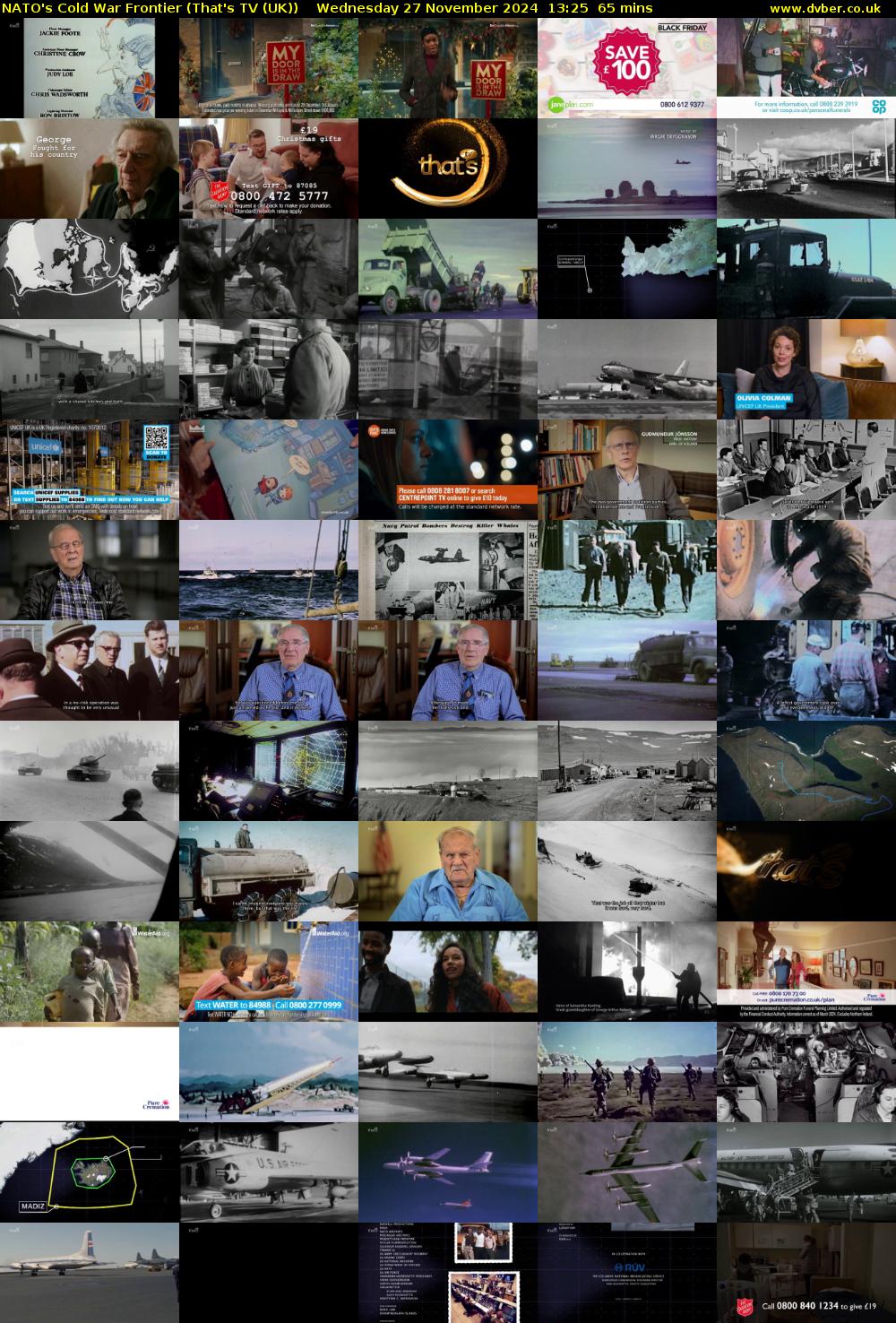 NATO's Cold War Frontier (That's TV (UK)) Wednesday 27 November 2024 13:25 - 14:30