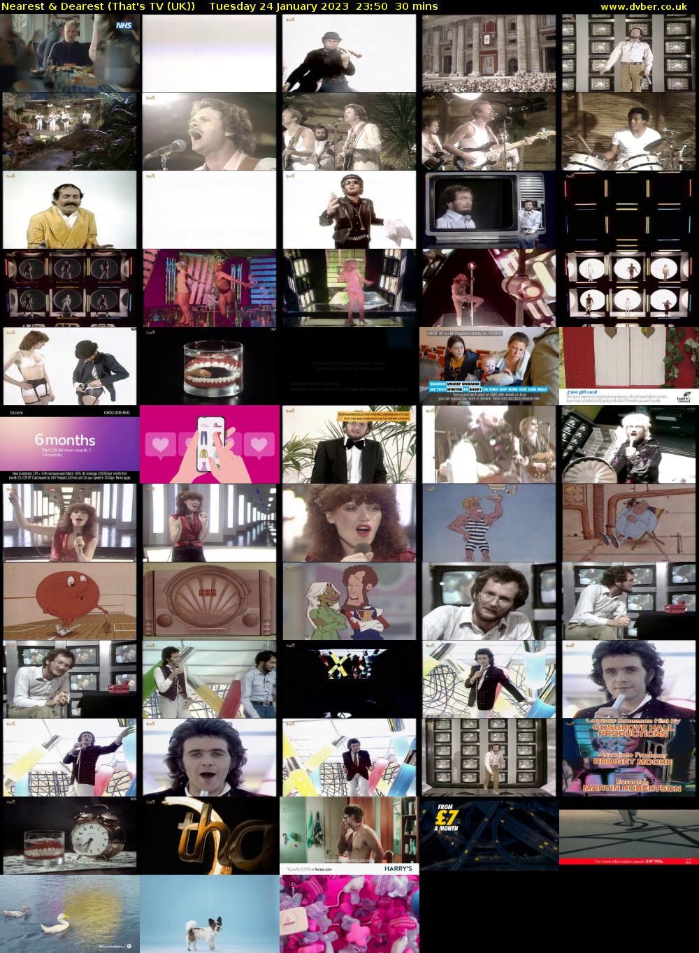 Nearest & Dearest (That's TV (UK)) Tuesday 24 January 2023 23:50 - 00:20