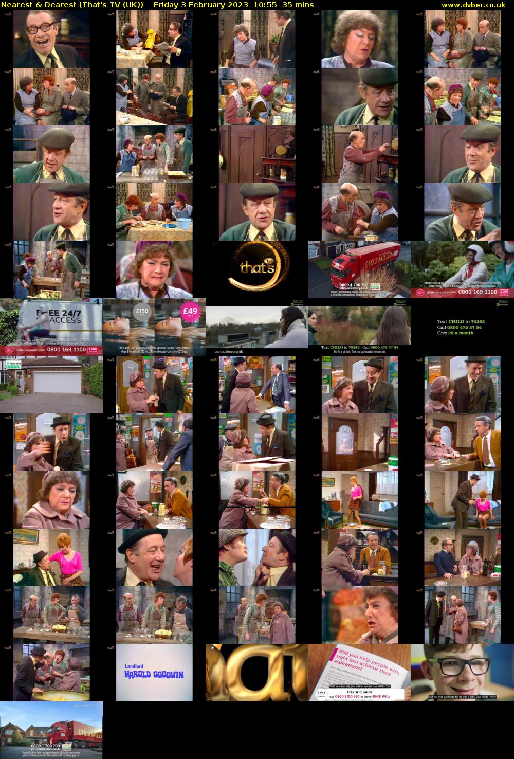 Nearest & Dearest (That's TV (UK)) Friday 3 February 2023 10:55 - 11:30