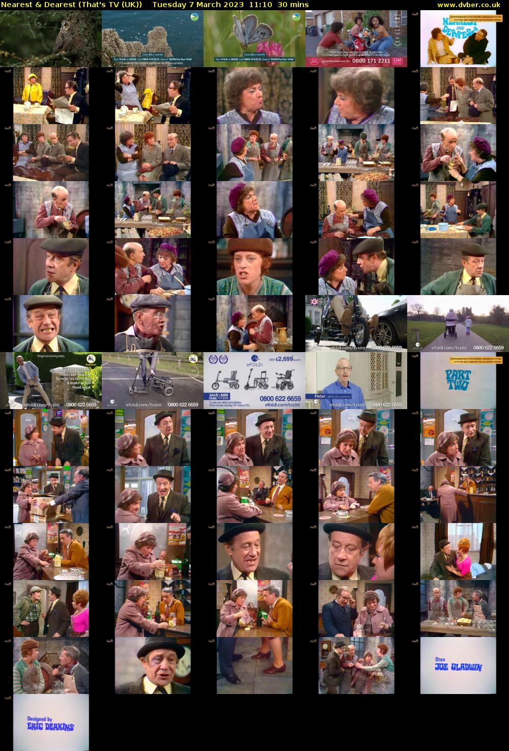 Nearest & Dearest (That's TV (UK)) Tuesday 7 March 2023 11:10 - 11:40