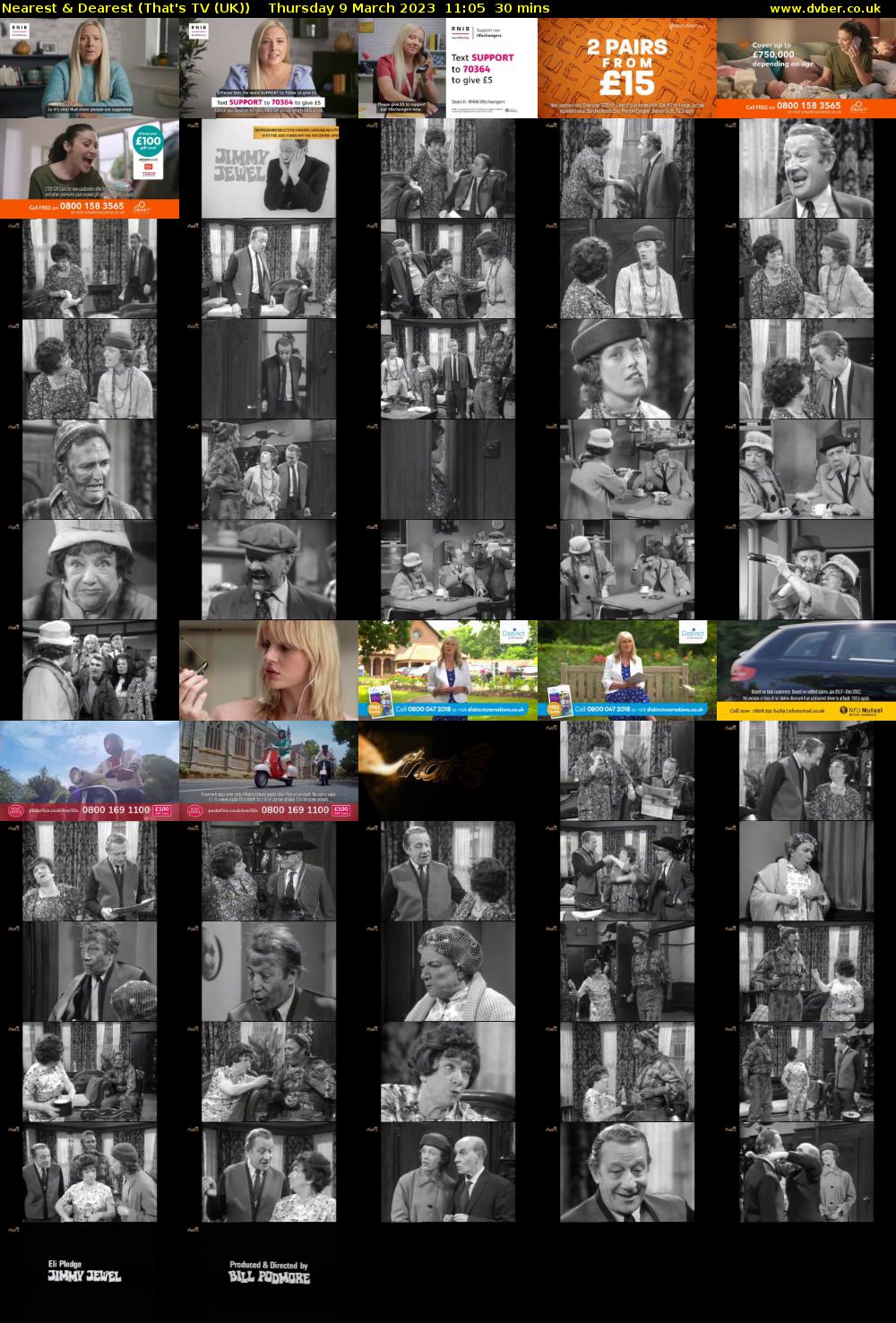 Nearest & Dearest (That's TV (UK)) Thursday 9 March 2023 11:05 - 11:35