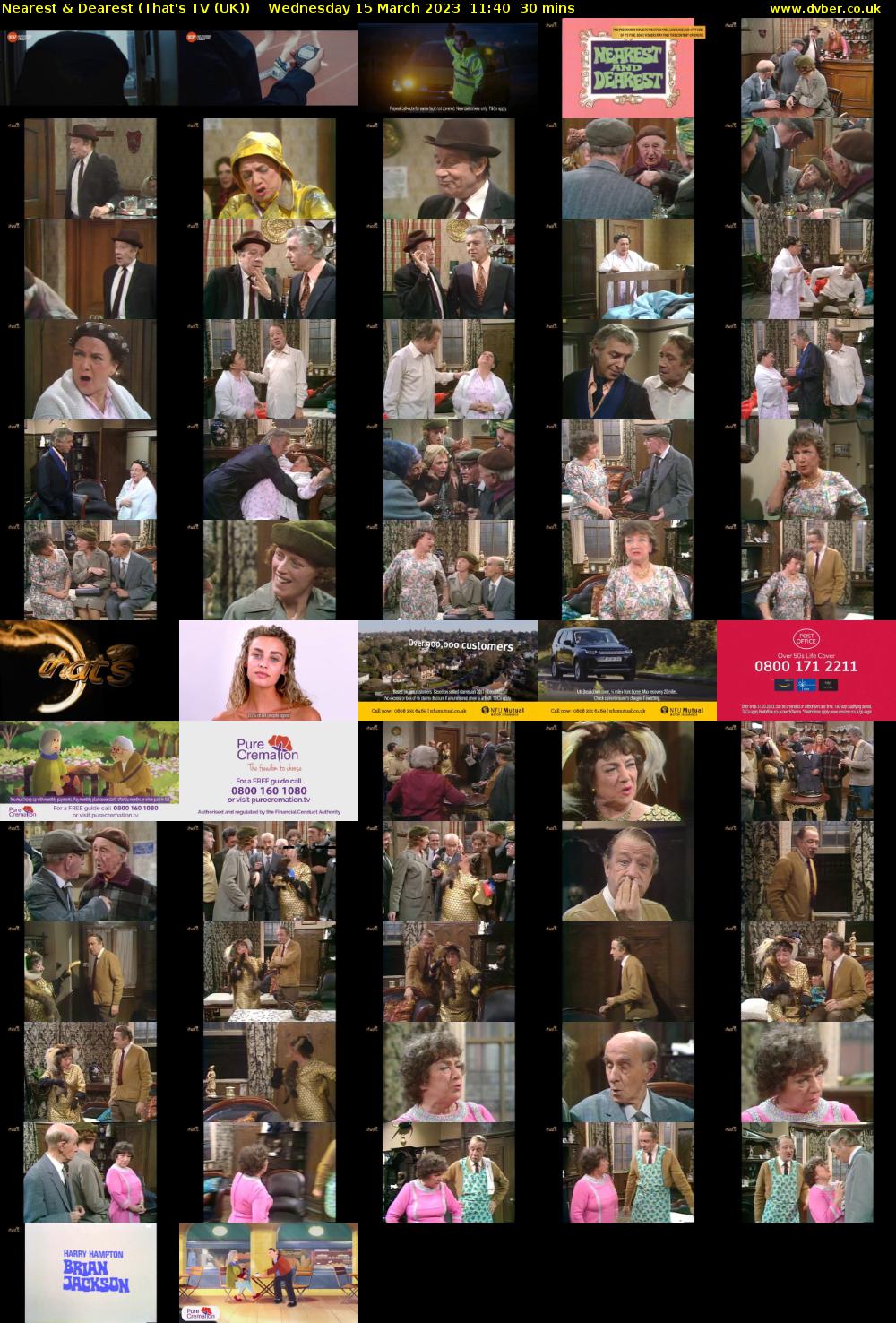 Nearest & Dearest (That's TV (UK)) Wednesday 15 March 2023 11:40 - 12:10