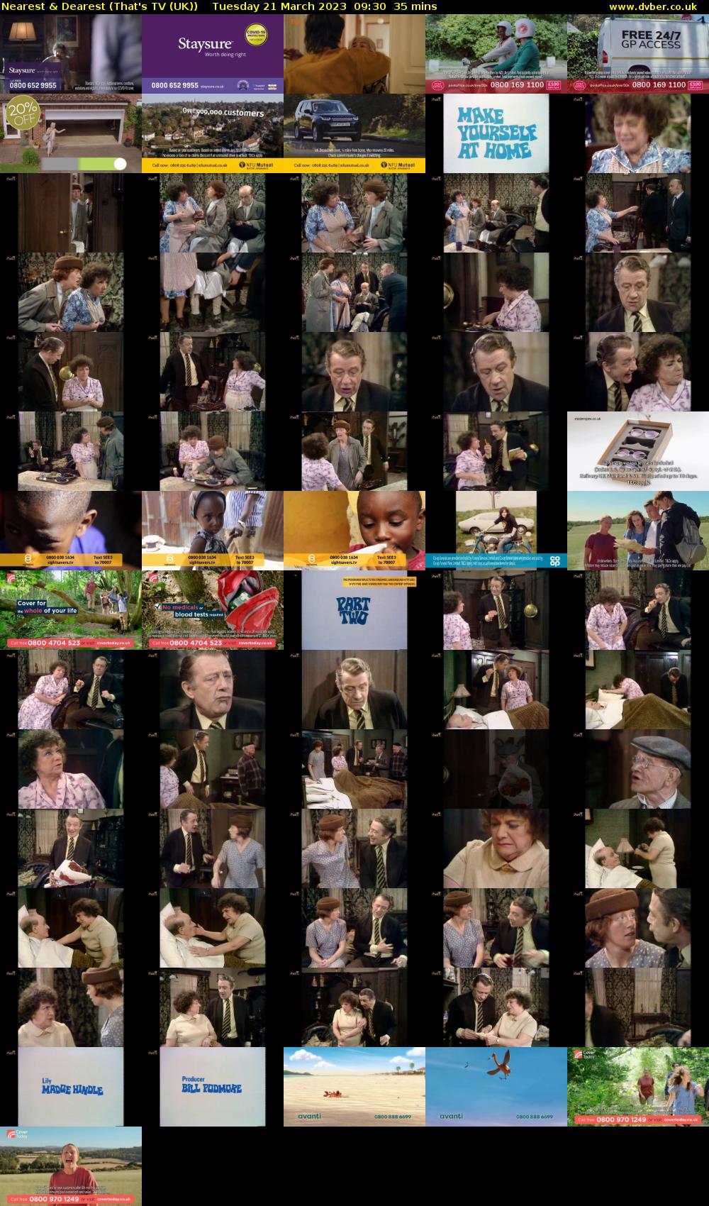 Nearest & Dearest (That's TV (UK)) Tuesday 21 March 2023 09:30 - 10:05