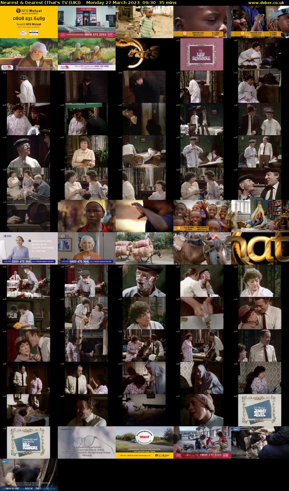 Nearest & Dearest (That's TV (UK)) Monday 27 March 2023 09:30 - 10:05