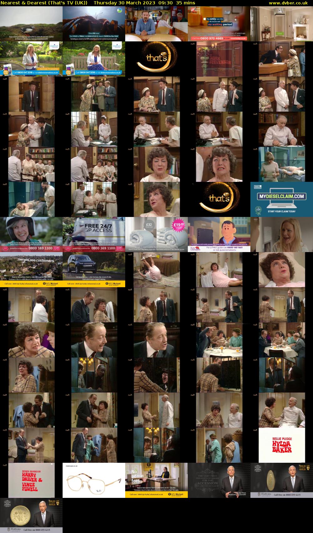 Nearest & Dearest (That's TV (UK)) Thursday 30 March 2023 09:30 - 10:05