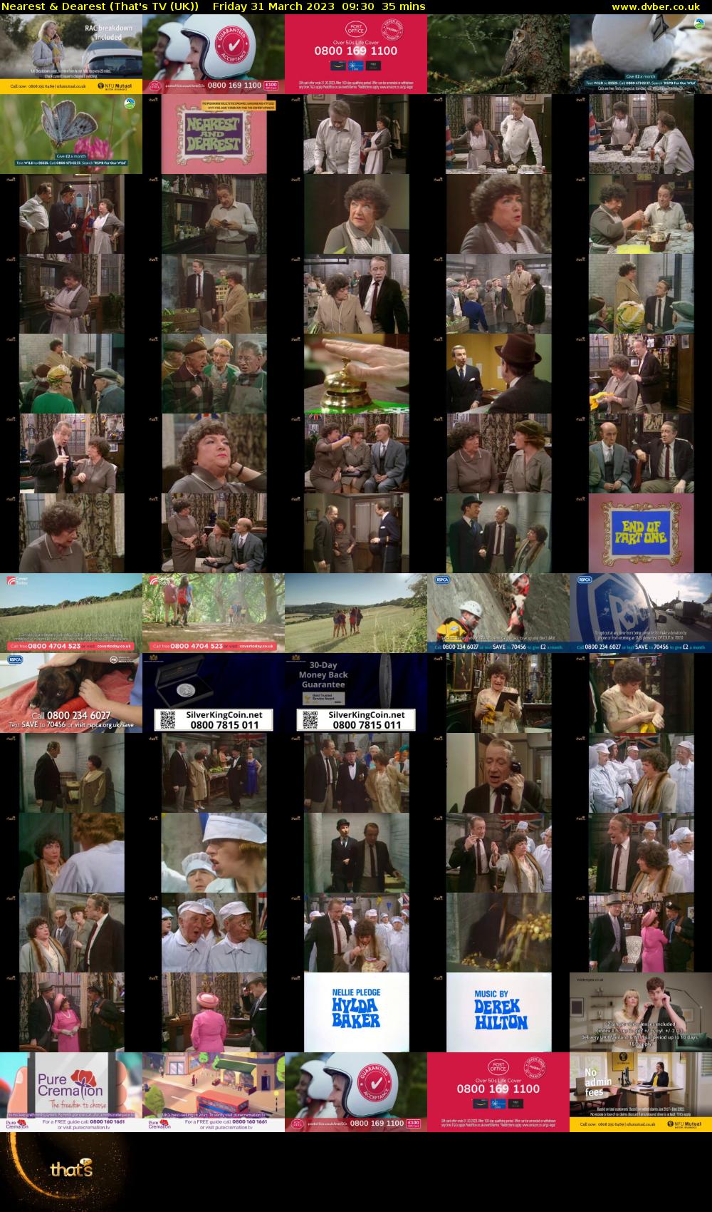 Nearest & Dearest (That's TV (UK)) Friday 31 March 2023 09:30 - 10:05