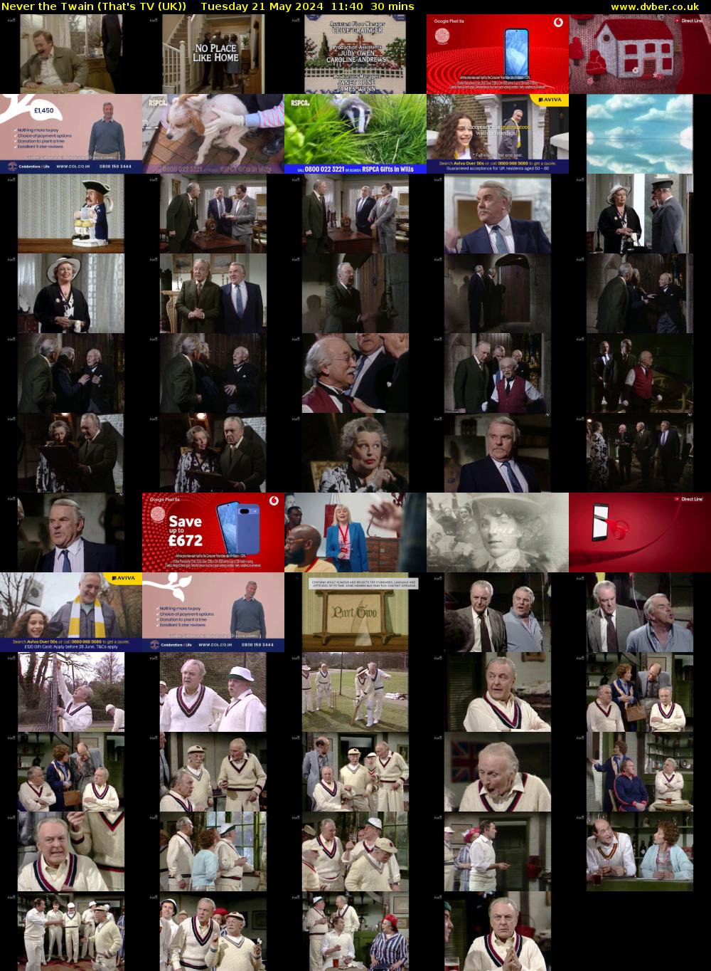 Never the Twain (That's TV (UK)) Tuesday 21 May 2024 11:40 - 12:10