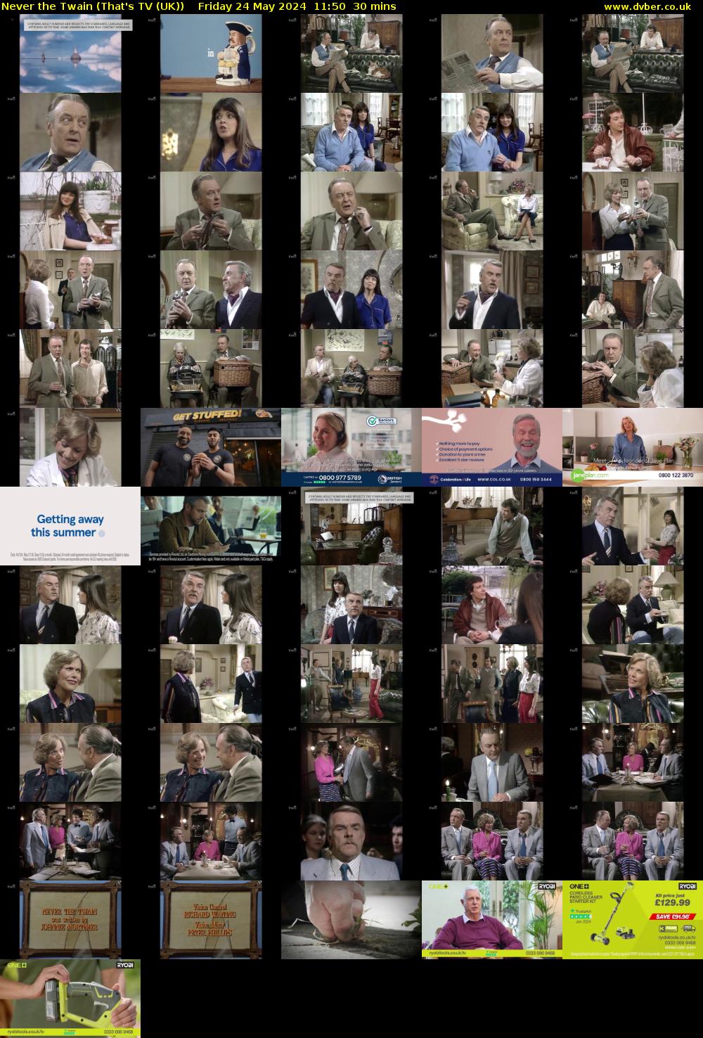 Never the Twain (That's TV (UK)) Friday 24 May 2024 11:50 - 12:20