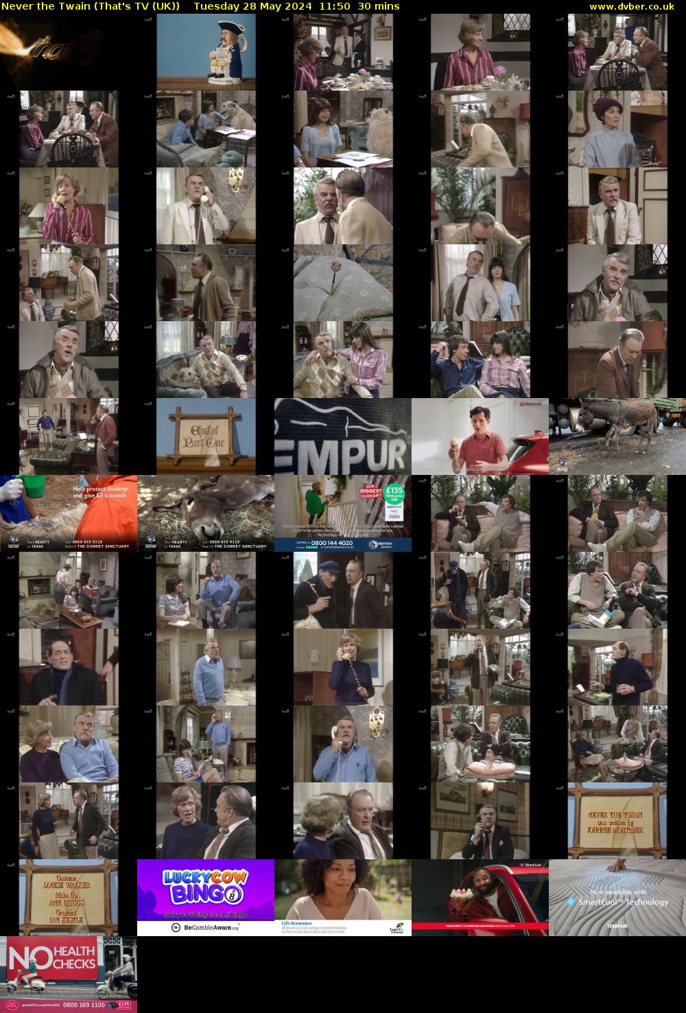 Never the Twain (That's TV (UK)) Tuesday 28 May 2024 11:50 - 12:20