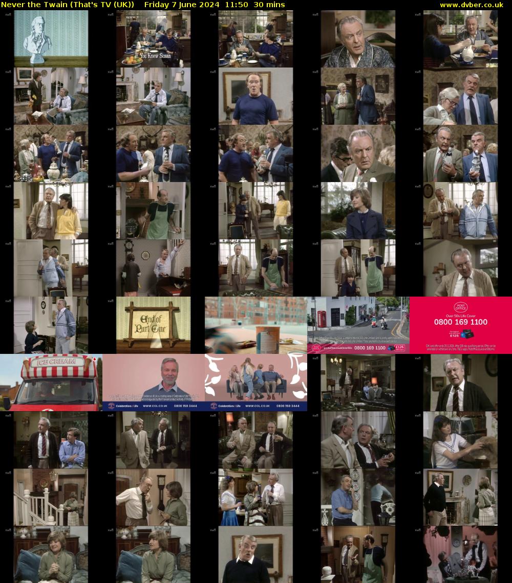 Never the Twain (That's TV (UK)) Friday 7 June 2024 11:50 - 12:20