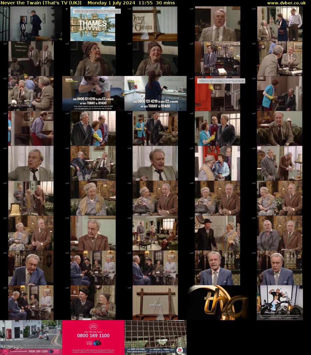 Never the Twain (That's TV (UK)) Monday 1 July 2024 11:55 - 12:25