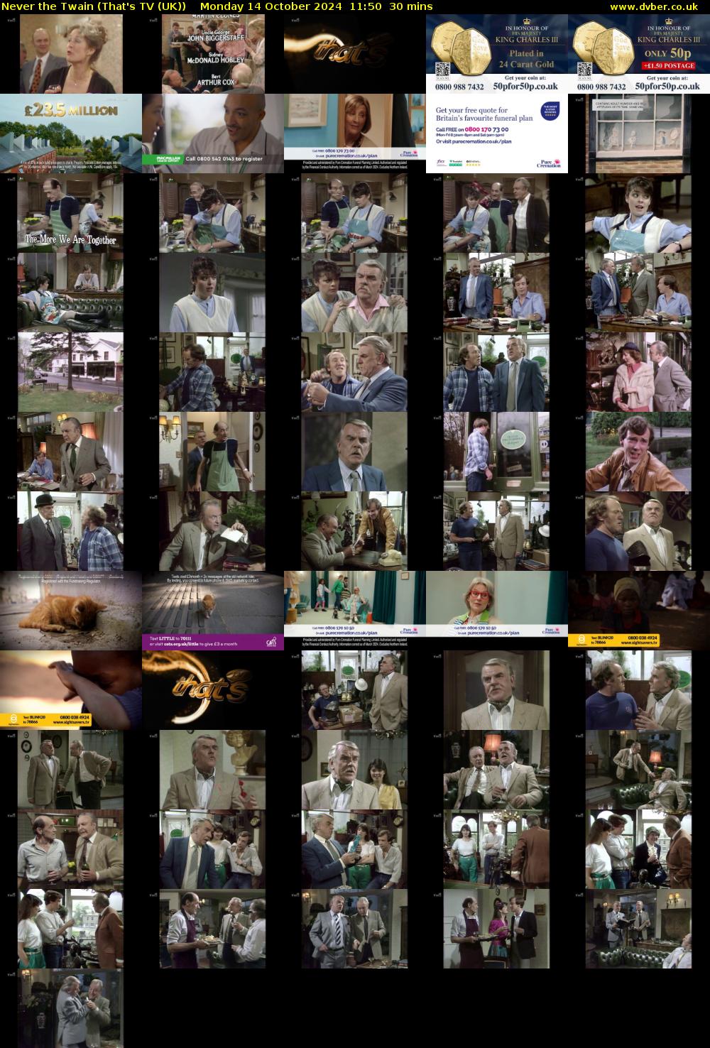 Never the Twain (That's TV (UK)) Monday 14 October 2024 11:50 - 12:20