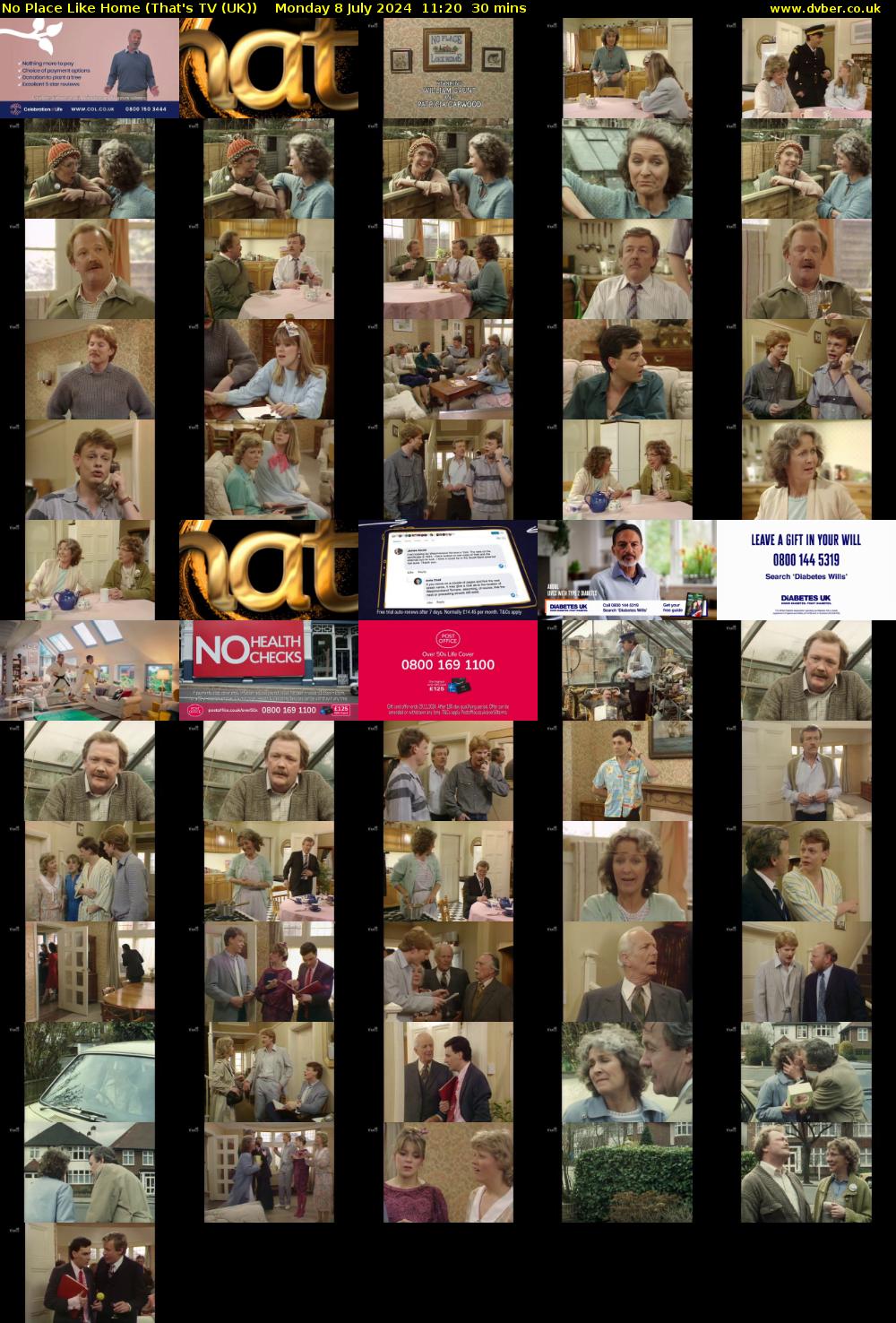 No Place Like Home (That's TV (UK)) Monday 8 July 2024 11:20 - 11:50