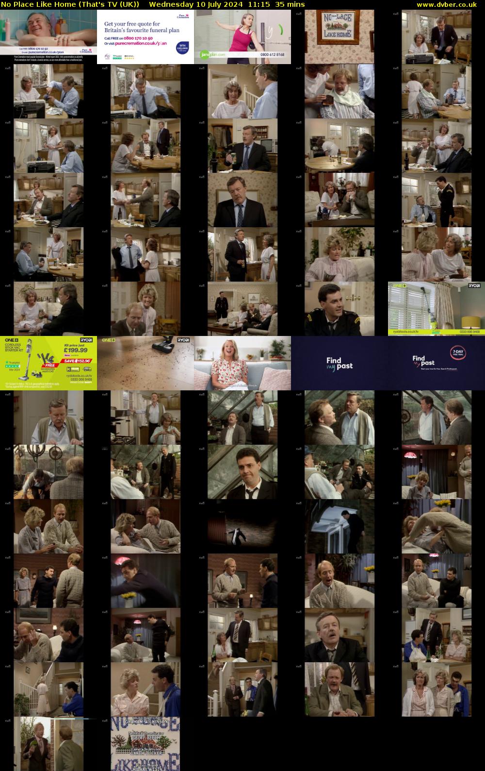 No Place Like Home (That's TV (UK)) Wednesday 10 July 2024 11:15 - 11:50